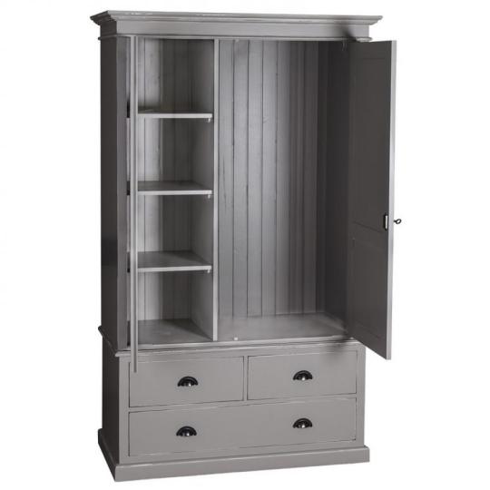 rusztikus videki hangulatu szurke vintage butor ruhasszekreny gardrob oltozo gyerekszoba haloszoba butor fiokos akasztos nagymeretu butor olasz toszkan.jpg